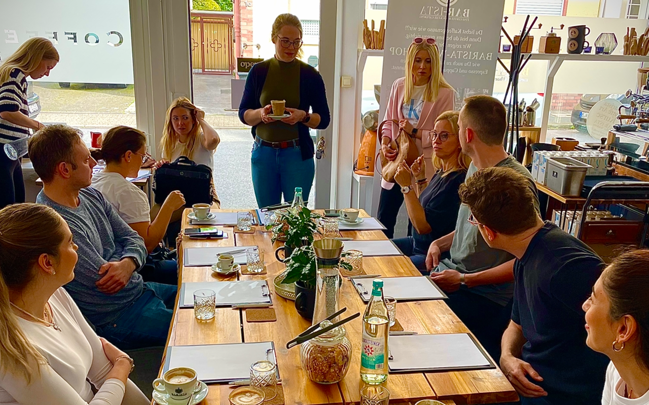 Coffee Academy Wissensaustausch in der Coffee Academy