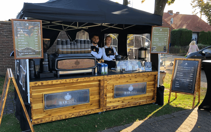 Kaffehaus auf einem Outdoor-Event | Kaffee-Catering -Events